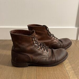 Red Wing Shoes Dark Brown Leather Men's Boots